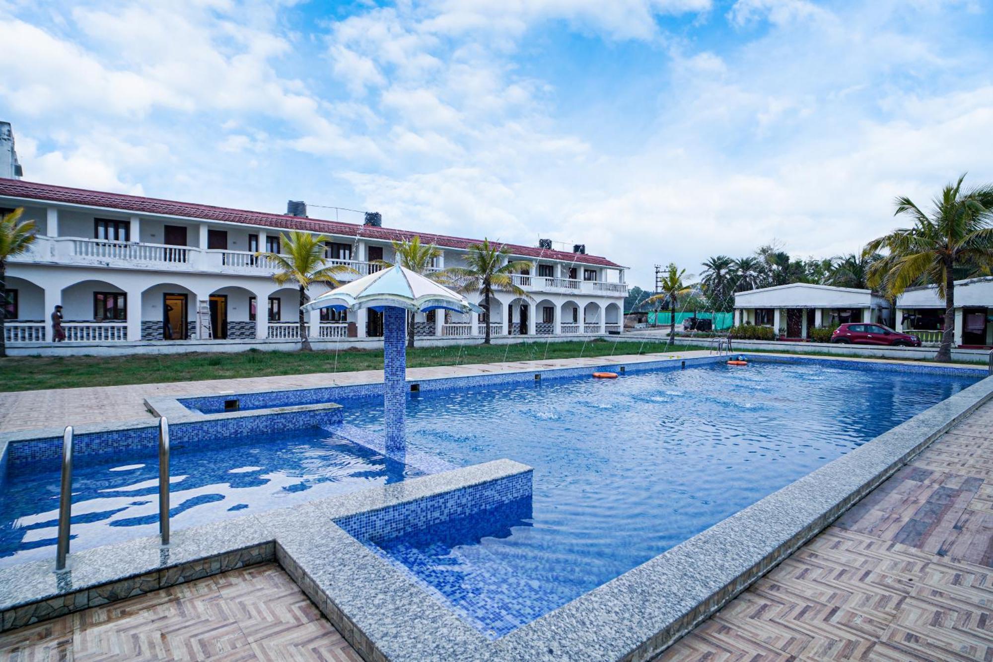 Silver Sand Eco Resort !! Beachfront !! With Biggest Pool And Huge Open Area !! Ideal For Weddings !! Couple Friendly !! Mandarmani Ngoại thất bức ảnh