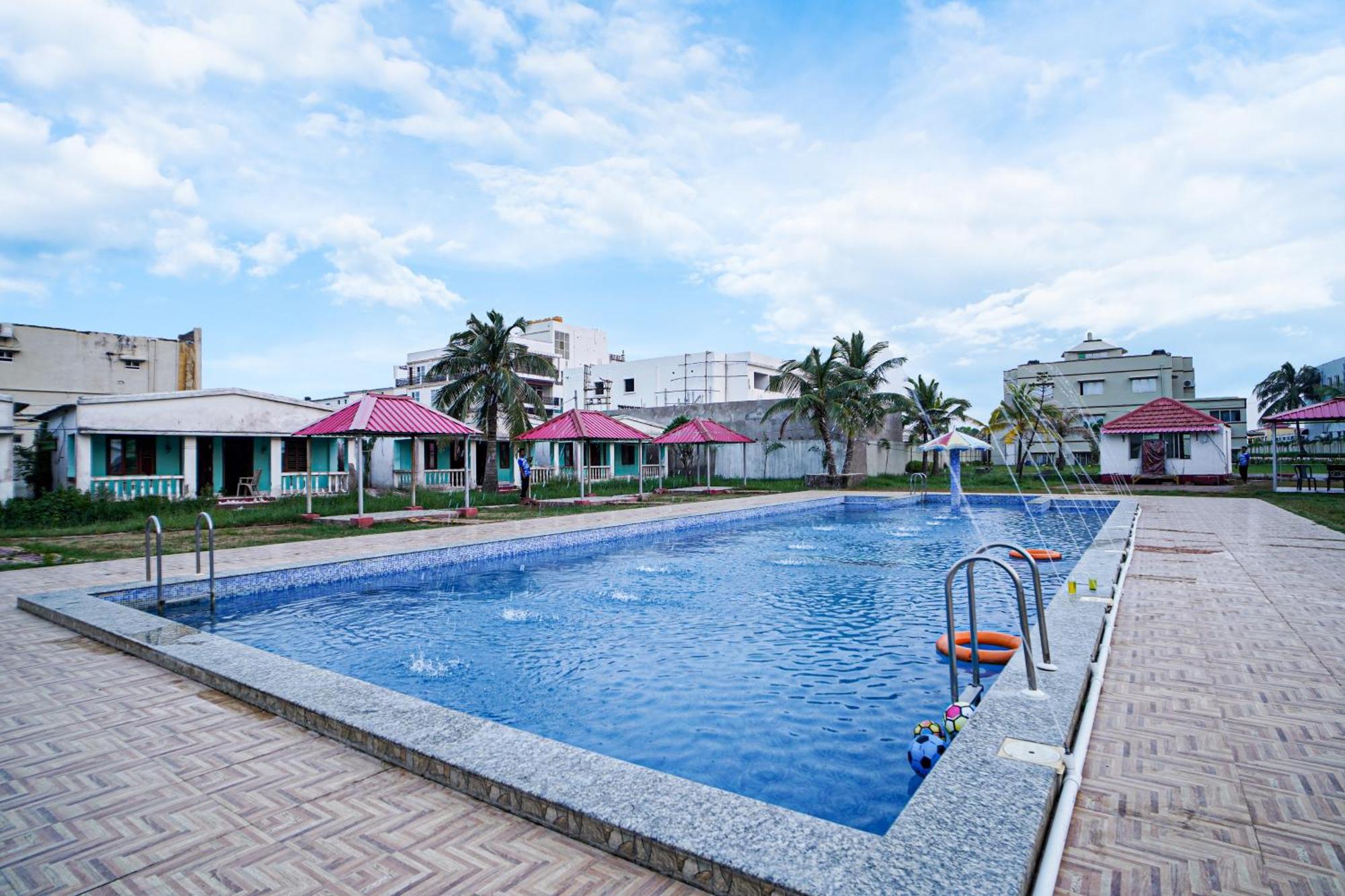 Silver Sand Eco Resort !! Beachfront !! With Biggest Pool And Huge Open Area !! Ideal For Weddings !! Couple Friendly !! Mandarmani Ngoại thất bức ảnh
