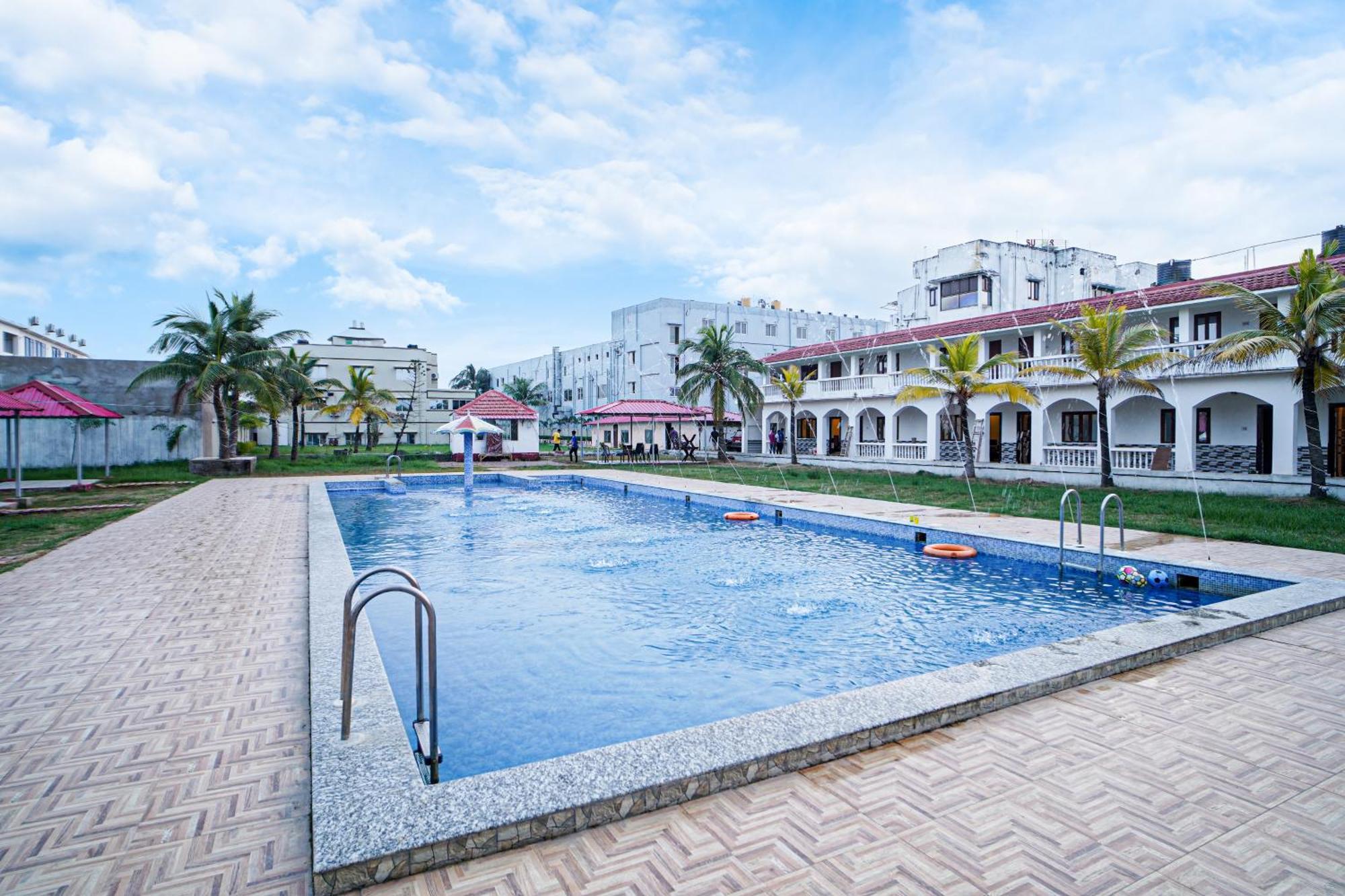 Silver Sand Eco Resort !! Beachfront !! With Biggest Pool And Huge Open Area !! Ideal For Weddings !! Couple Friendly !! Mandarmani Ngoại thất bức ảnh