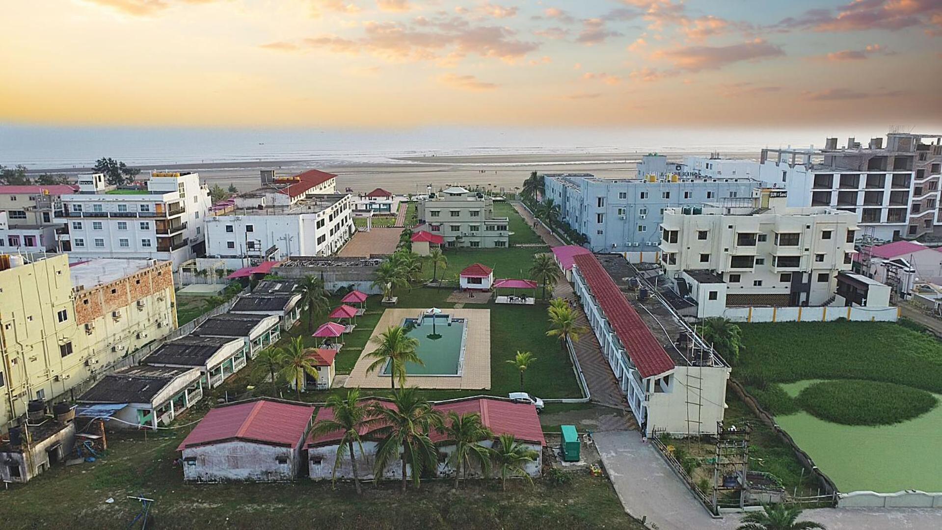 Silver Sand Eco Resort !! Beachfront !! With Biggest Pool And Huge Open Area !! Ideal For Weddings !! Couple Friendly !! Mandarmani Ngoại thất bức ảnh